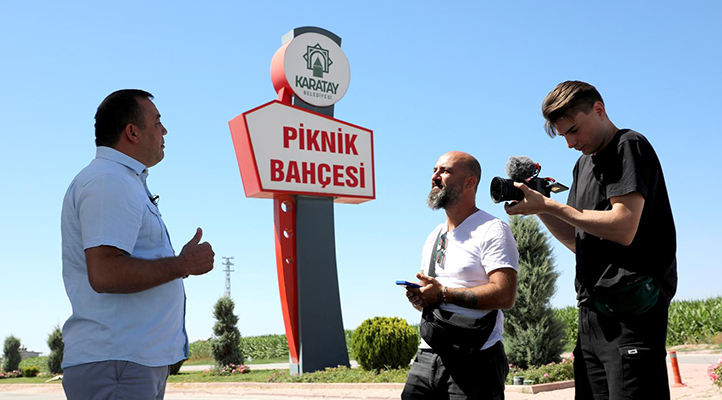 Karatay Belediyesinin piknik bahçesi Alman televizyonunda