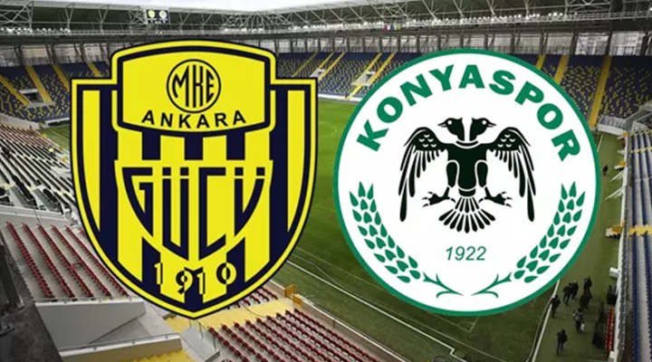 Ankaragücü-Konyaspor maçında ilk yarı berabere bitti