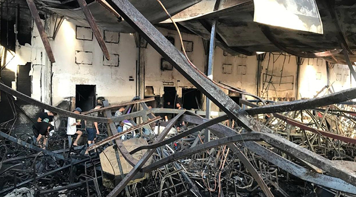 Irak’ın Musul kentinde bir düğün salonunda çıkan yangında 100 kişi öldü, 500 kişi yaralandı