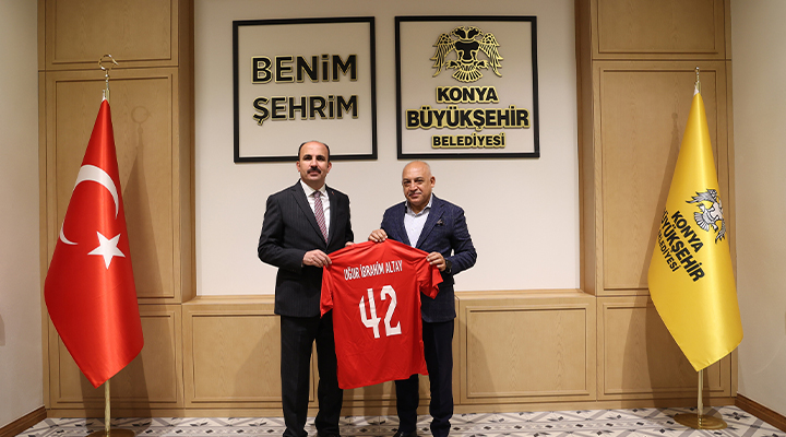 TFF Başkanı Mehmet Büyükekşi, Başkan Altay’ı ziyaret etti