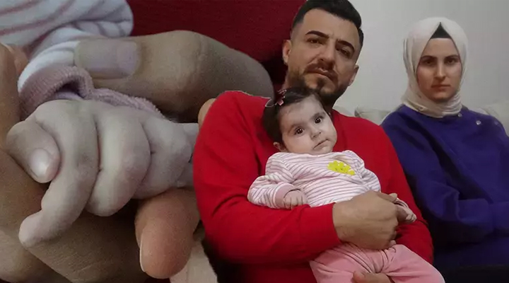Konya’da SMA Tip-1 hastası 7 aylık Dilek’in yaşaması için 29 milyon TL’ye ihtiyacı var