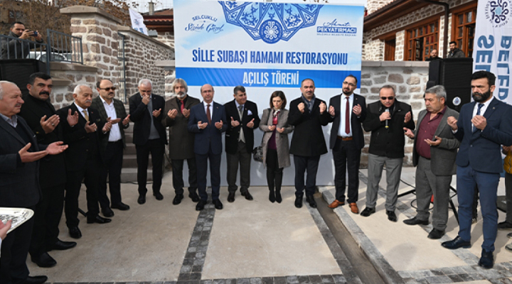 Selçuklu Belediyesi bir ilke daha imza attı! Sille Subaşı Hamamı açıldı