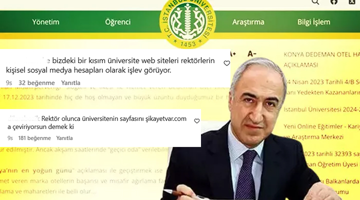 Bunu da gördük: Konakladığı otelden memnun kalmayan rektör, şikayetini üniversitenin sosyal medya hesabından duyurdu!
