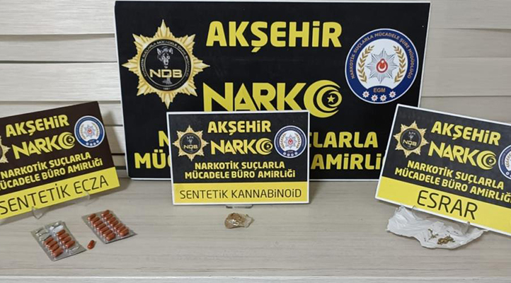 Konya’da uyuşturucu operasyonunda 4 kişi gözaltına alındı