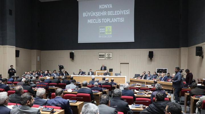 Konya Büyükşehir Belediye Meclisi örnek bir meclis oldu