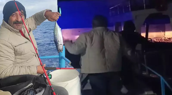 Arkadaşlarıyla teknede balık tutarken öldü!