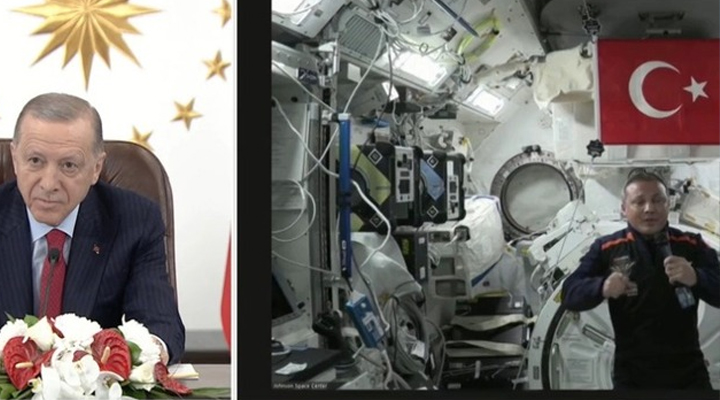 Cumhurbaşkanı Erdoğan, Astronot Gezeravcı ile görüştü