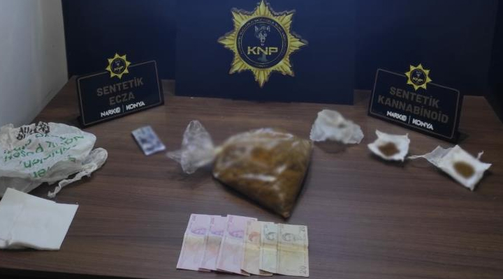 Konya’da uyuşturucu operasyonu: 7 gözaltı