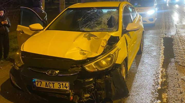 Konya’da otomobilin çarpığı yaya yaralandı