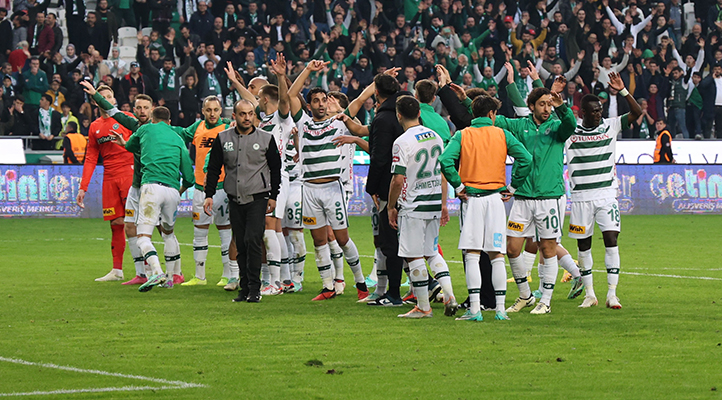 KONYASPOR’DA TEK YOL GALİBİYET