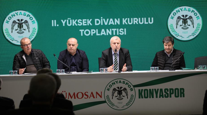 Konyaspor’da 2. Yüksek Divan Kurulu toplantısı yapıldı
