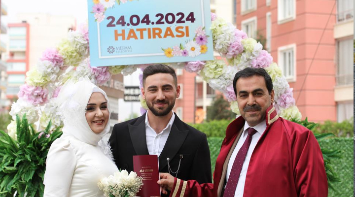 Konya’da evlenen çiftlerin tercihi: 24.04.2024