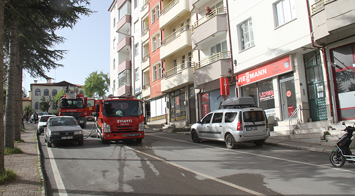 Beyşehir’de evde çıkan yangın söndürüldü