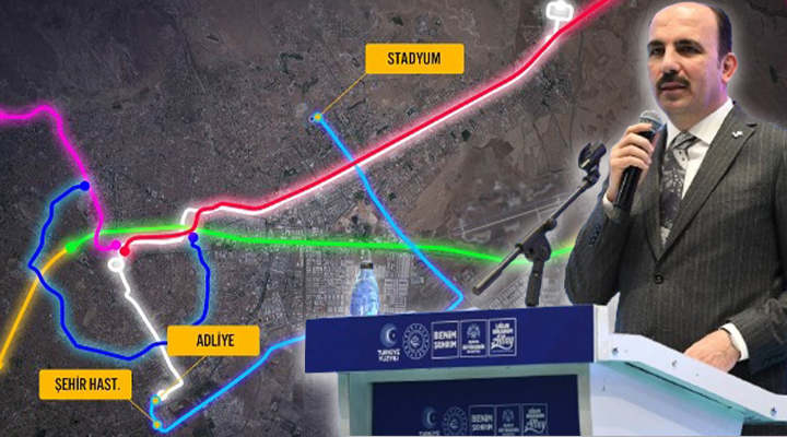 Konya’da yeni tramvay hattının temeli atılıyor