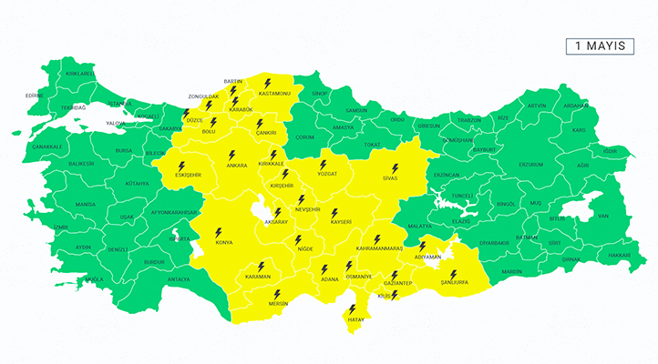 Meteorolojiden Konya için sağanak uyarısı! Yarın da etkili olacak