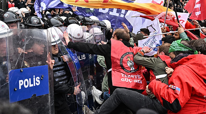 1 Mayıs’ta polise mukavemet gösteren 38 şüpheli tutuklandı