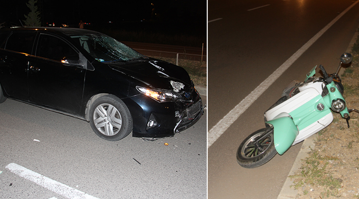 Konya’da otomobille çarpışan motosikletin sürücüsü öldü