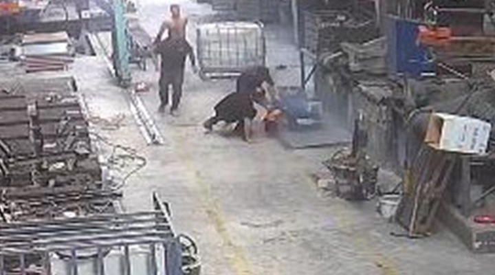 Konya’da boya kazanı patladı: Genç işçi yaralandı