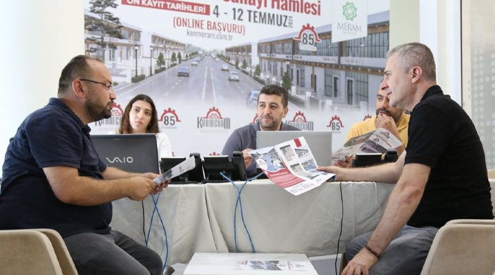 Konmeram Sanayi Sitesi başvuruları 12 Temmuz Cuma günü sona eriyor