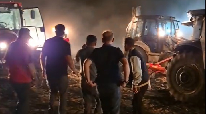 Kayseri’de tarım arazisinde çıkan yangın 3 saatte söndürüldü