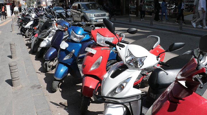 Motosiklet sayısı 4 ilde otomobili solladı