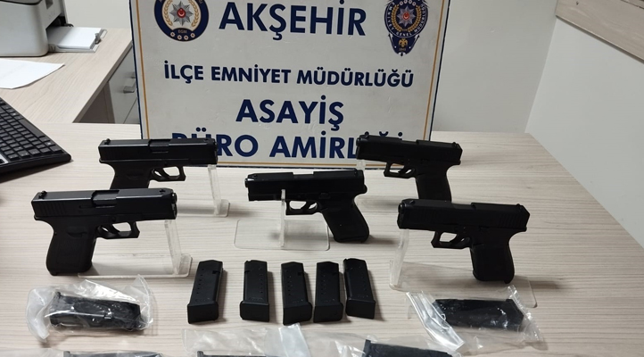 Konya’da 2 kişi silah kaçakçılığından tutuklandı