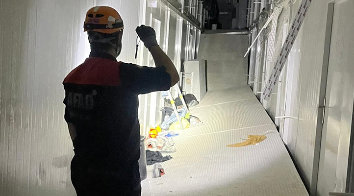 Sakarya Şehir Hastanesi inşaatında işçilerin kaldığı yapıda göçük: 13 yaralı