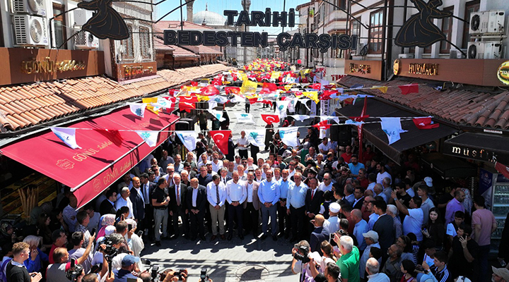 Konya’da 3. Tarihi Bedesten Alışveriş Günleri başladı