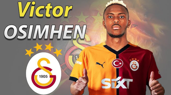 Victor Osimhen, Galatasaray için İstanbul’a geldi