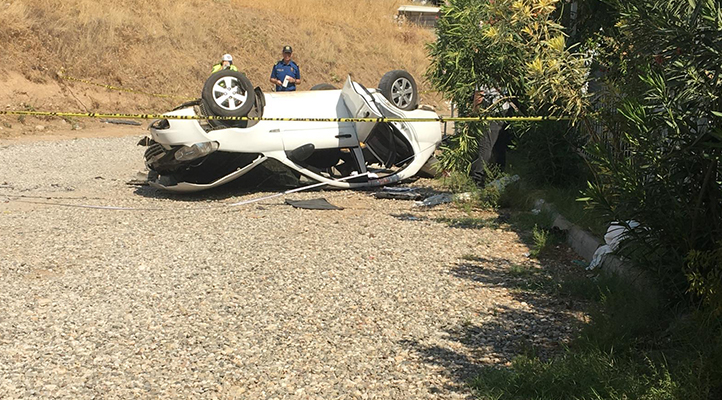 Adıyaman’da otomobil şarampole devrildi: 2 ölü