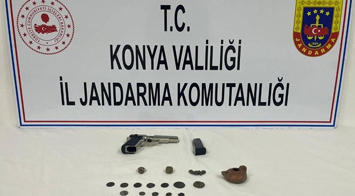 Konya’da tarihi eser operasyonunda yakalan şüpheli adli kontrolle serbest bırakıldı