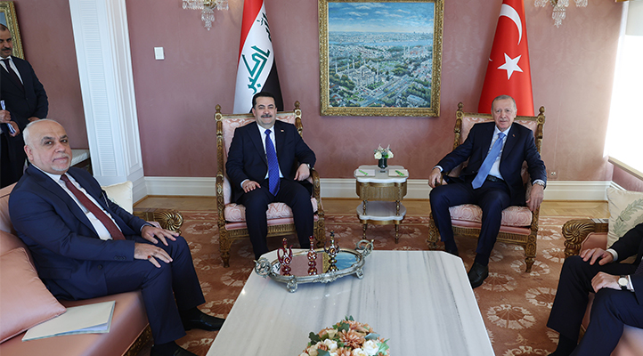 Cumhurbaşkanı Erdoğan, Irak Başbakanı Muhammed Şiya el-Sudani’yi kabul etti