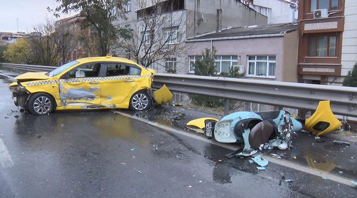 Bayrampaşa’da trafik kazası: 1 ölü, 1 ağır yaralı