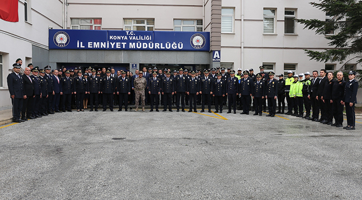 Konya Emniyetinde 180 personele ödül