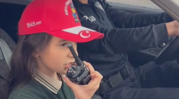 Polislik hayallerini 1 günlüğüne gerçekleştirdiler