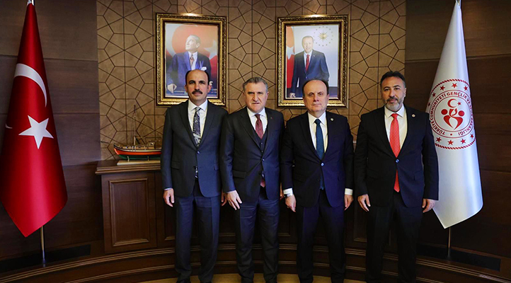 AK Parti Konya Milletvekilleri ve  Başkan Altay, Ankara’da bakanlarla bir araya geldi