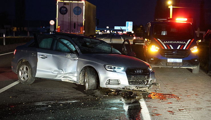 Aksaray’da otomobil takla attı: 2 yaralı