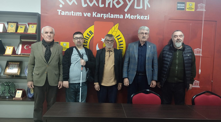 Altınokta körler derneğinden Cemiyet’e ziyaret