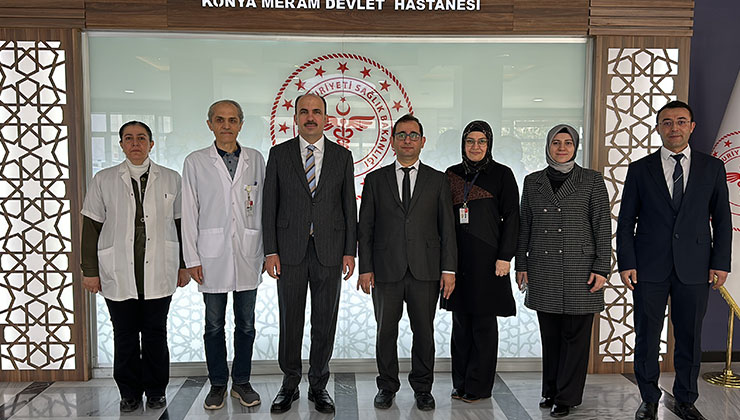 Başkan Altay, Meram Devlet Hastanesi’ne ziyarette bulundu