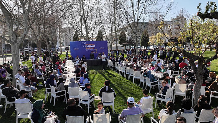 Başkan Kılca, halkın sorularını Adalet Parkı’nda yanıtladı