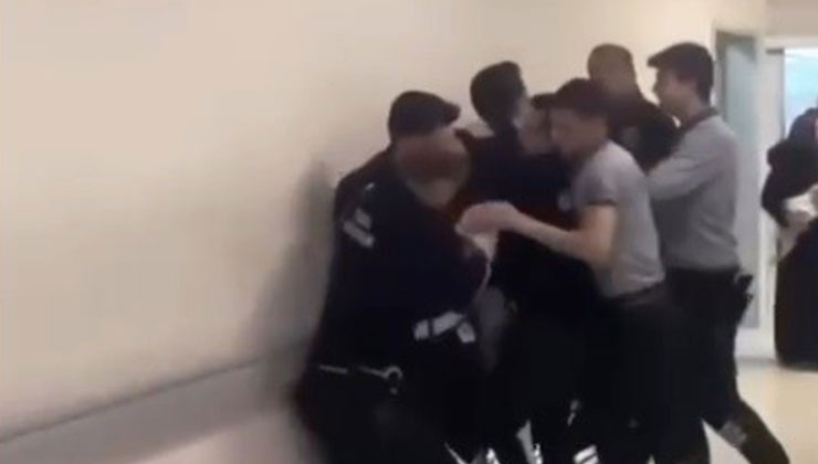 Çocuğuna bakılmadığını iddia eden şahıs hastaneyi birbirine kattı