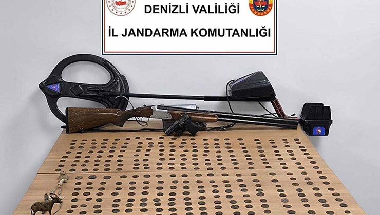Denizli’de 392 parça tarihi eser ele geçirildi