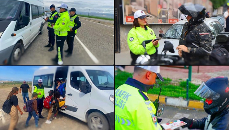 Emniyet ve trafik ekiplerince bir haftada 497 bin 591 sürücüye işlem yapıldı