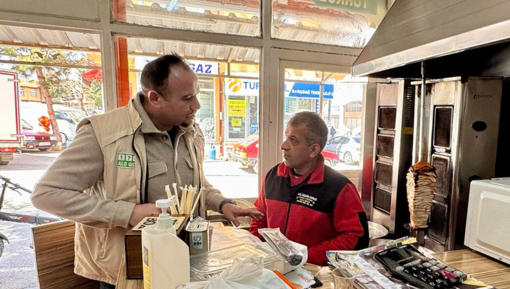 Hüyük’te dönercilere sıkı denetim