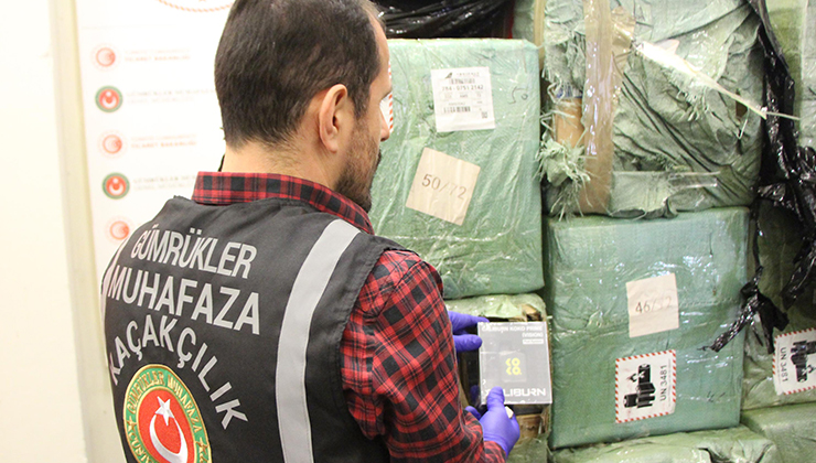 Kapıkule’deki tırda 463 kilo kimyasal madde ele geçirildi