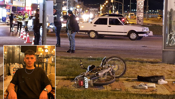 Karaman’da otomobile çarpan motosiklet 15 metre ileriye savruldu: 1 ölü, 1 yaralı