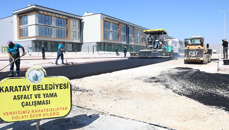 Karatay’da asfalt sezonu başladı