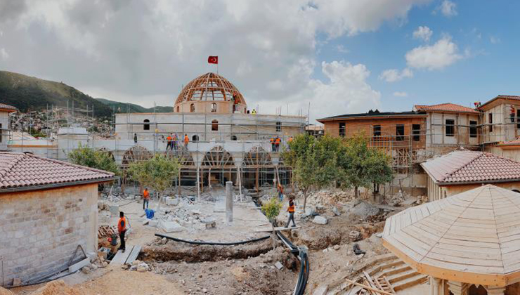 Konya Büyükşehir, depremde yıkılan Habib-i Neccar Camii’nin restorasyonunda sona geldi