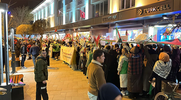Konya Halkı Filistin ve mazlum halklar için ses yükseltti