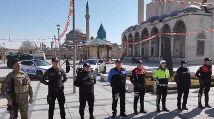 Konya İl Emniyet Müdürlüğünden, Türk Polis Teşkilatının 180. kuruluş yıl dönümüne özel video